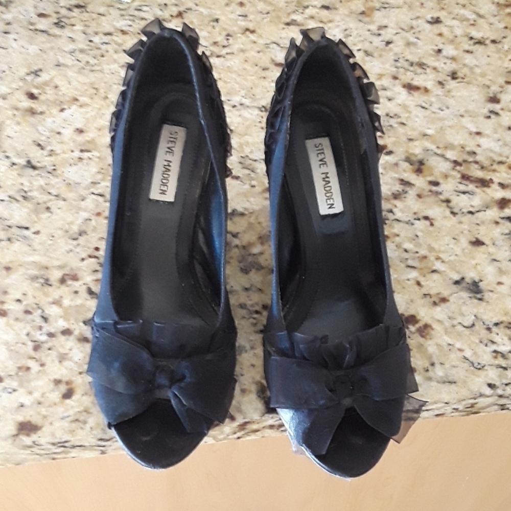 wedge peep toe